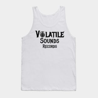 Volatile Sounds black logo Tank Top